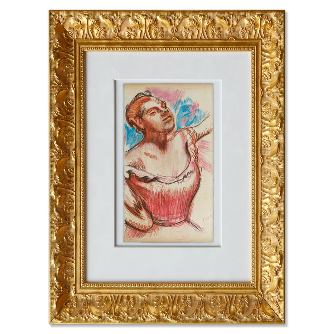 Edgar Degas Mixed Media Drawing (1 of 10)