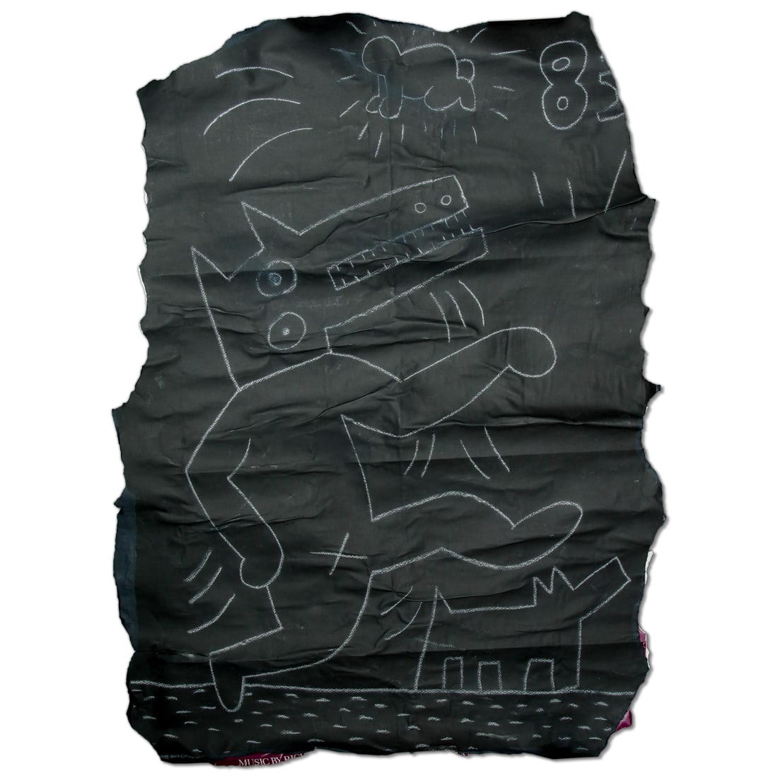 Keith Haring Subway Chalk Art. Date: 1983 (1 of 8)