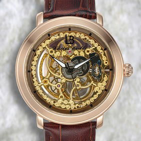 Louis Bolle Skeleton Dial Automatic Watch – A Masterpiece of Art and Precision