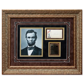 Abraham Lincoln Signed Envelope
