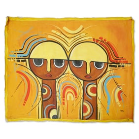 Magezi Clovis Art Studio Painting. Dimensions: 46" x 36"
