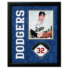 A Pitcher's Poise - Sandy Koufax Signed Photo