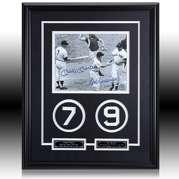 Ted Williams & Mickey Mantle Signed Photograph (1 of 1)
