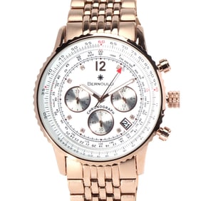 Bernoulli Aviator Men’s Pilot Watch – A Bold Tribute to Aviation Heritage