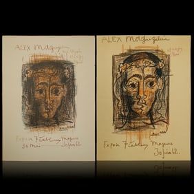 Pablo Picasso Pastel & Alex Maguy Gallery Poster