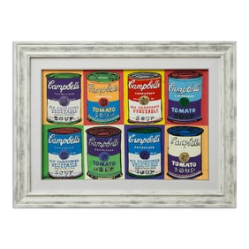 Andy Warhol Mixed Media "Campbell's Condensed Soup Cans"