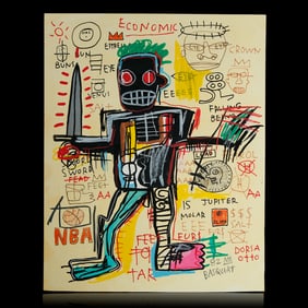 Jean-Michel Basquiat "Man with Sword"