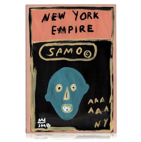 Jean-Michel Basquiat "Skull and New York Empire" (1981)