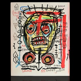 Jean-Michel Basquiat Drawing (1982)