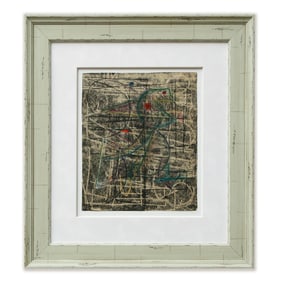 Max Ernst Double-Sided Work on Paper - 9.5" x 11.5"