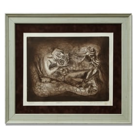 George Conrad Etching, "ADAM"