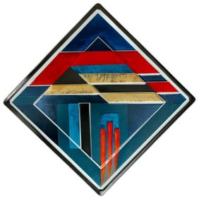 Rosenthal Jahresteller in Porzellan Edition '80 - OH Hajek Stuttgart - 14" x 14" Artistic Plate