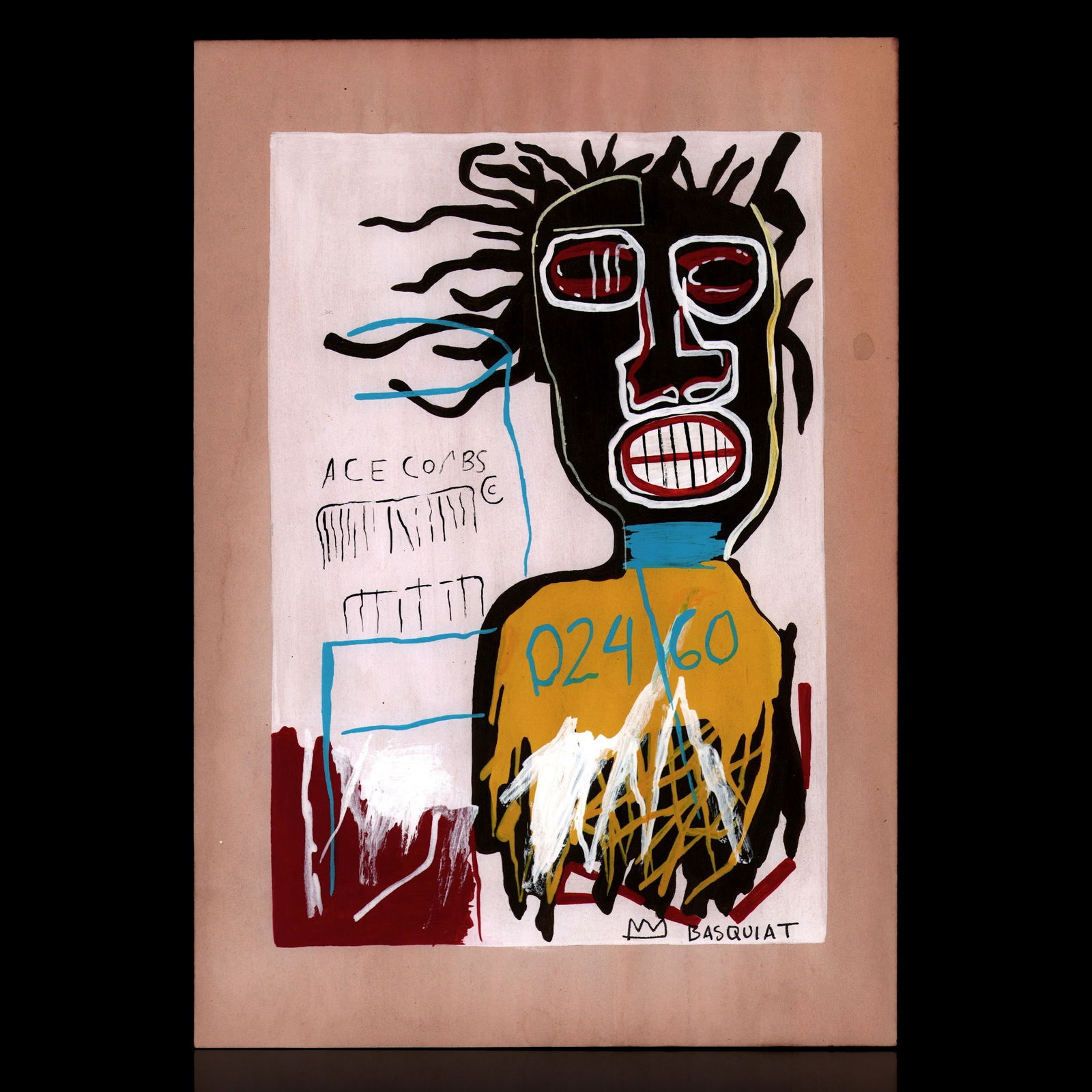 Jean-Michel Basquiat Painting on Paper (1 of 10)