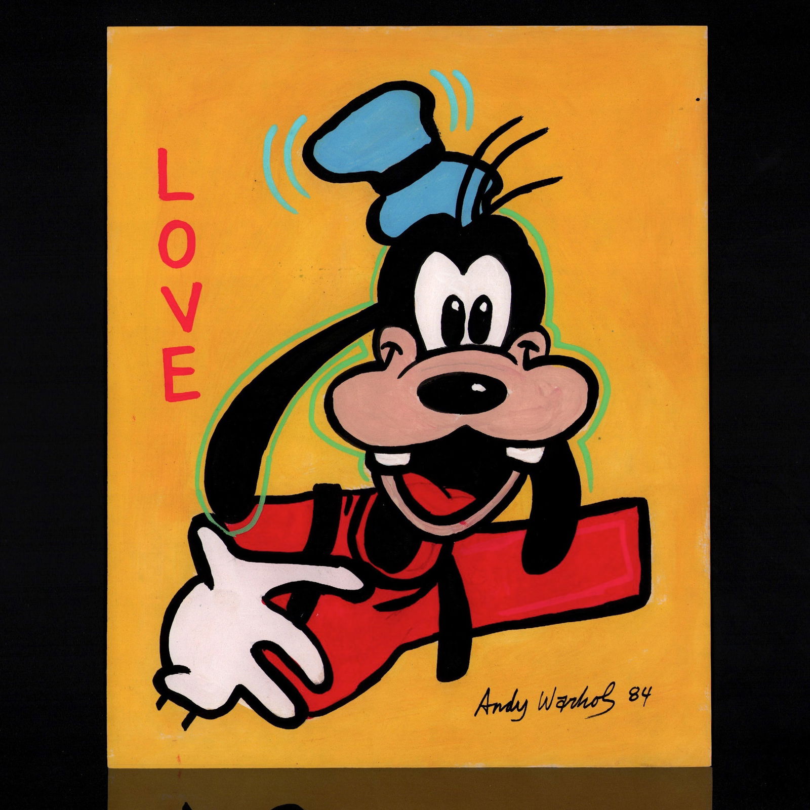 Andy Warhol Painting (1984) - Goofy from Disney (1 of 12)