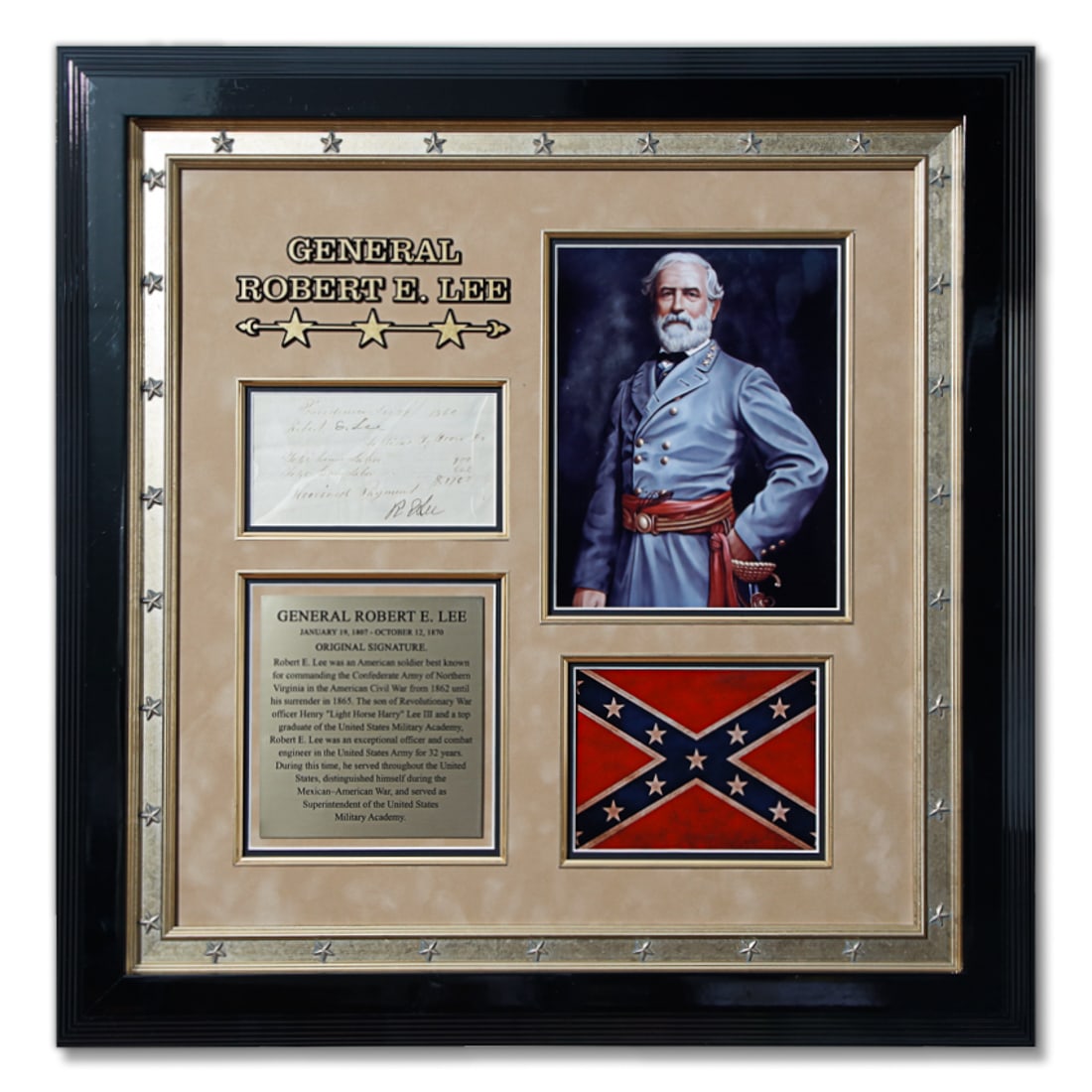 Robert E. Lee Signed Partial Document (1 of 4)