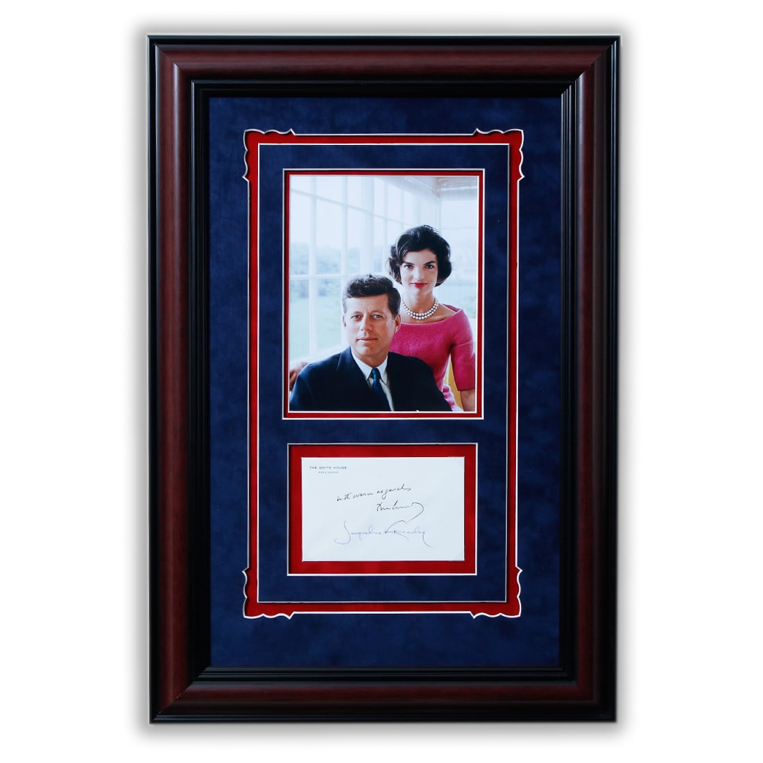 John F. Kennedy & Jacqueline Kennedy Signed White House Envelope (1 of 5)
