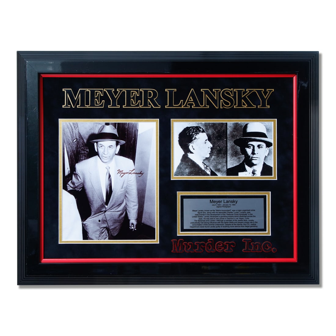 Meyer Lansky Signed Photo (1 of 6)