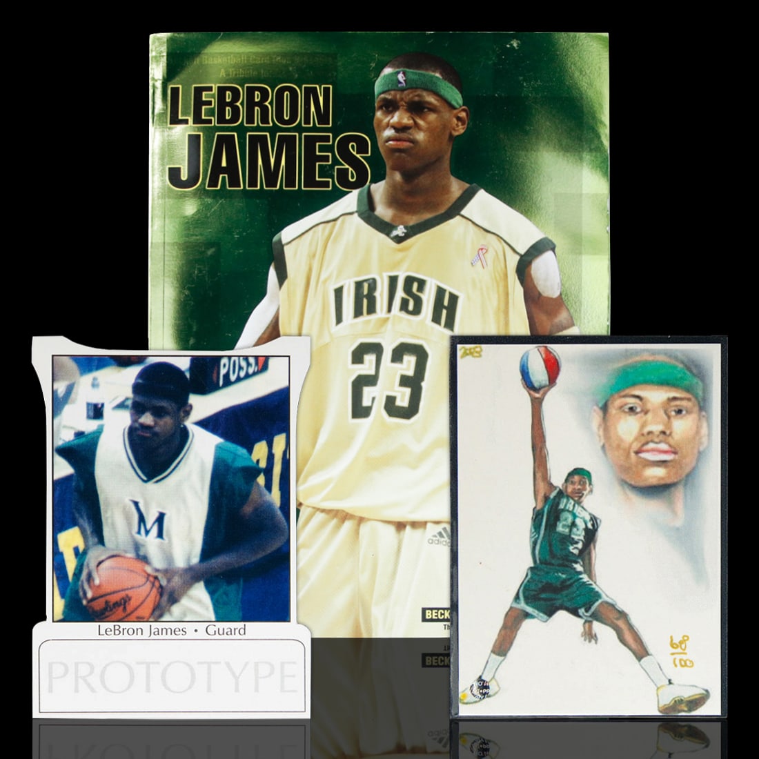2003 "Introduction to LeBron James" Magazine with 2 Trading Cards (1 of 7)
