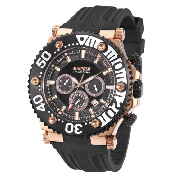 Magnum 47 mm Rose Gold Precision Chronograph Watch (1 of 1)