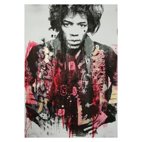 Original Ronald Chapeau Mixed Media Painting