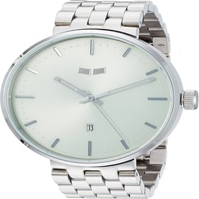 Vestal The Roosevelt Slim Stainless Steel Watch with Multi-Layer Dial
