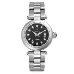 Viceroy Ladies Sapphire Watch: Chic Black Dial