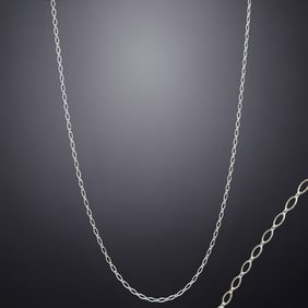 Timeless and Classic Sterling Silver 28" Chain with 2" Extension