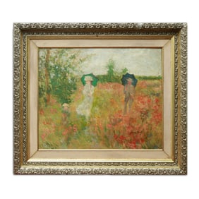 Claude Monet Oil on Canvas (Late 19th Century)