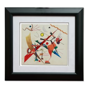 Wassily Kandinsky Abstract Drawing with Many Shapes and Colors K34