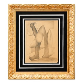 Pablo Picasso Framed Drawing/Sketch