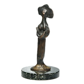 Pablo Picasso Bronze Statue of a Woman Stamped and Numbered