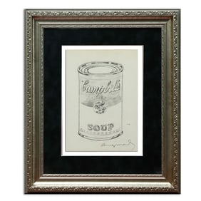 Andy Warhol Signed Drawing of a Campbell's Soup Can