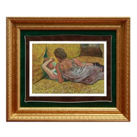 Mixed Media Painting by Henri de Toulouse-Lautrec