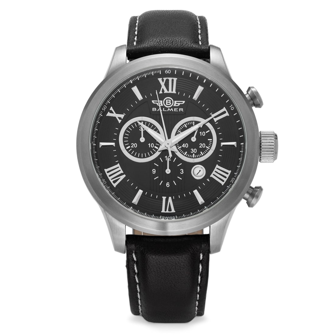 Balmer 48mm Swiss Chronograph Watch – Precision Meets Timeless Elegance (1 of 5)