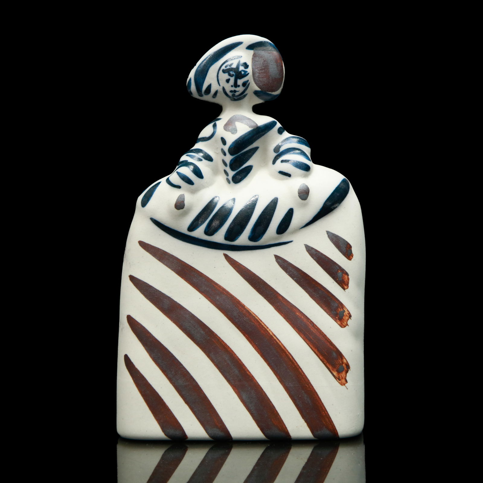 Pablo Picasso Ceramic Vase (1953) Dimensions: 6.5" x 4" (After) (1 of 15)