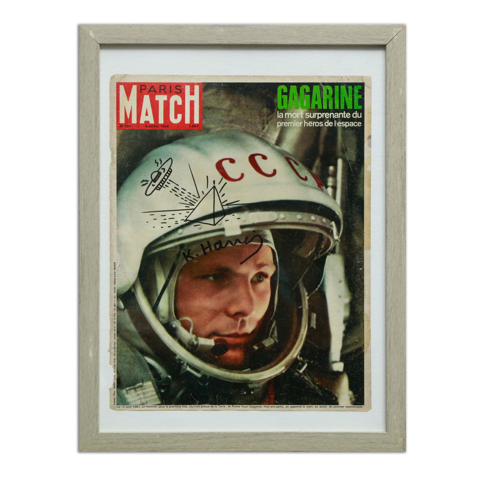 Keith Haring Newspaper Marker Art (1 of 4)