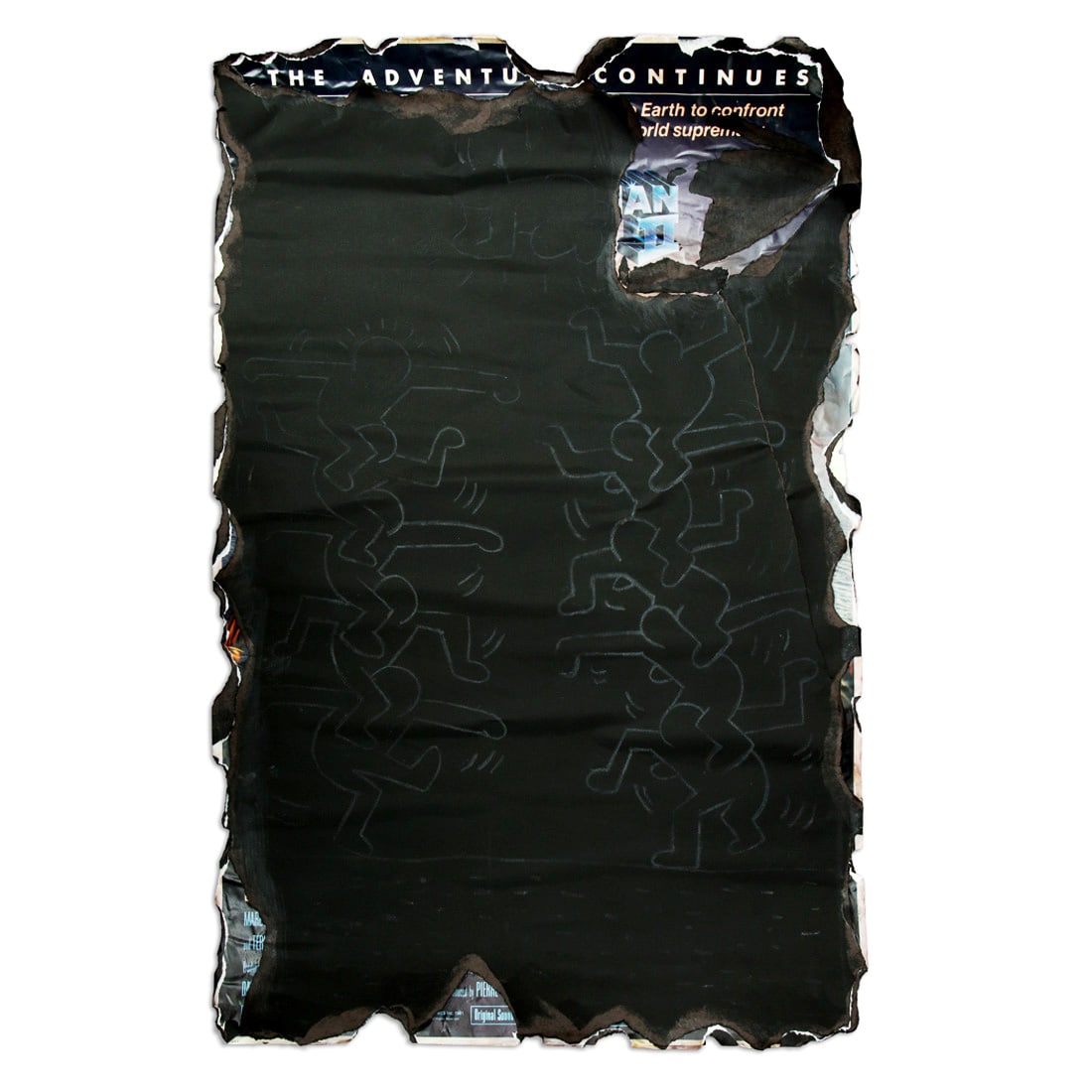 Keith Haring Subway Art on Superman II Poster (1 of 8)