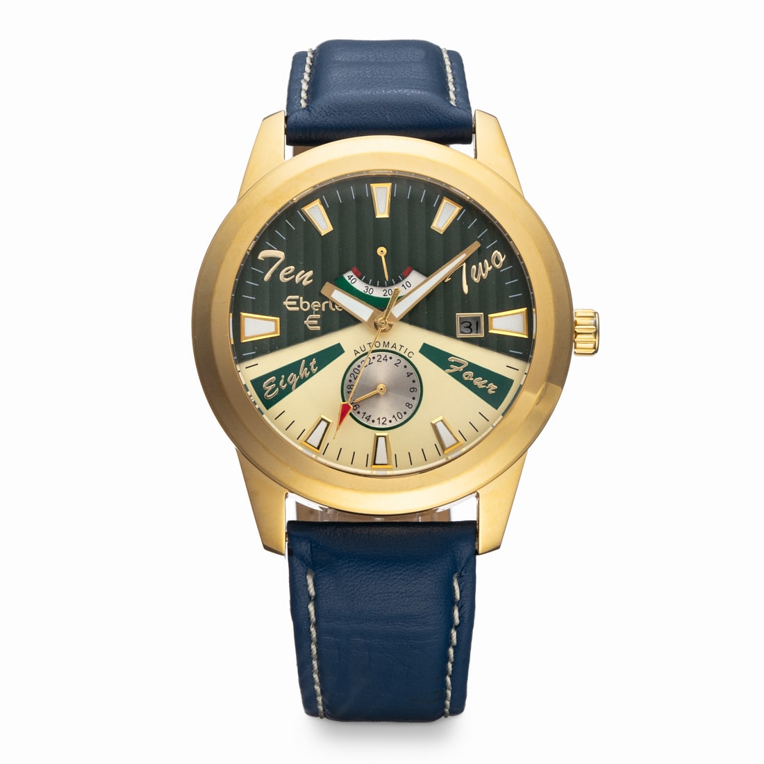 Eberle Automatic Men's Watch – Retrograde Dial with Two Sub-Dials (1 of 5)
