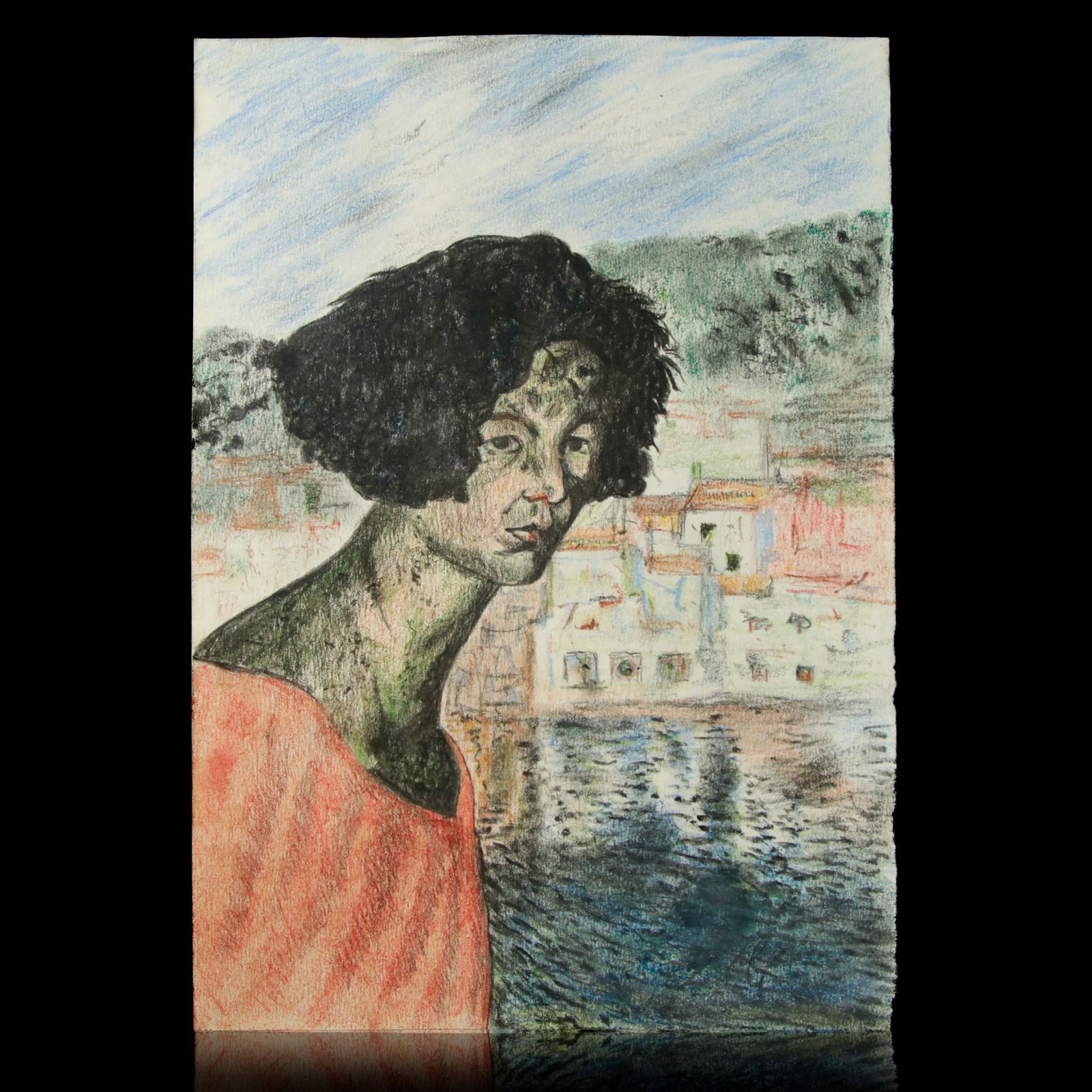 Salvador Dalí Mixed Media of Long Neck Woman (1 of 12)