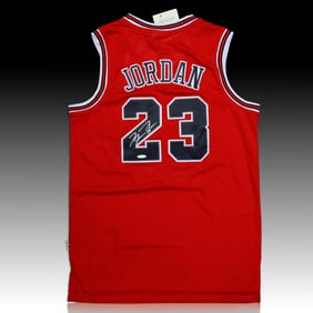 Michael Jordan Signed Chicago Bulls #23 Jersey (1997-98)