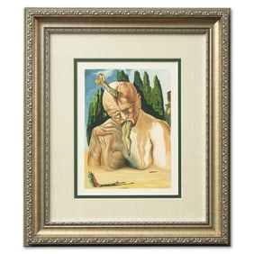 Salvador Dalí, "Canto 27" Inferno Wood Block Print