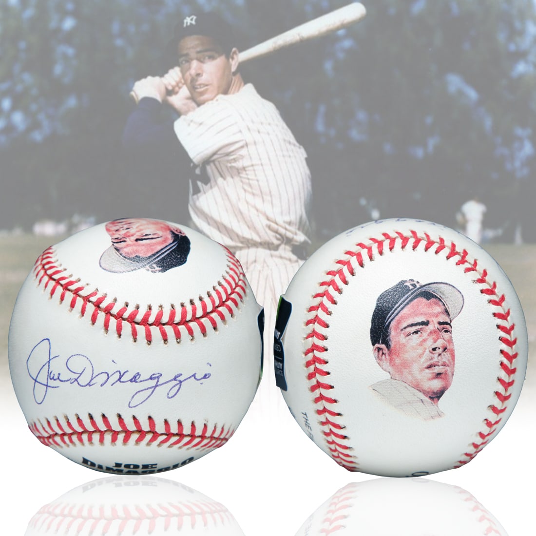 Joe DiMaggio Autograped Baseball (1 of 6)