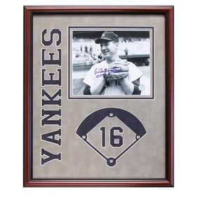Whitey Ford New York Yankee Signed Photograph