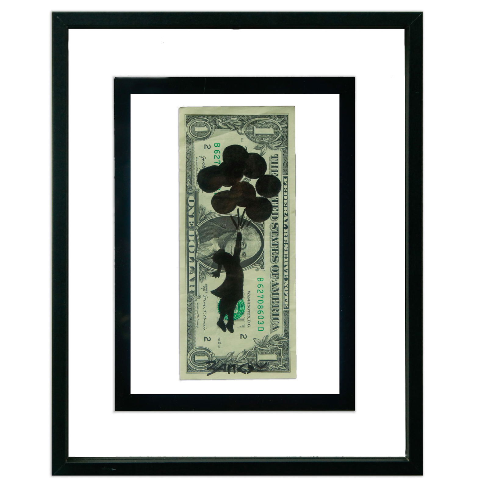 Banksy Dollar Bill Art (1 of 7)