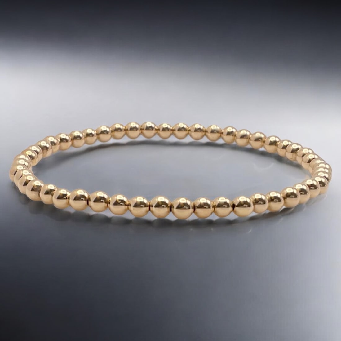 14K Gold 7.5" Friendship 4mm Bracelet (1 of 1)