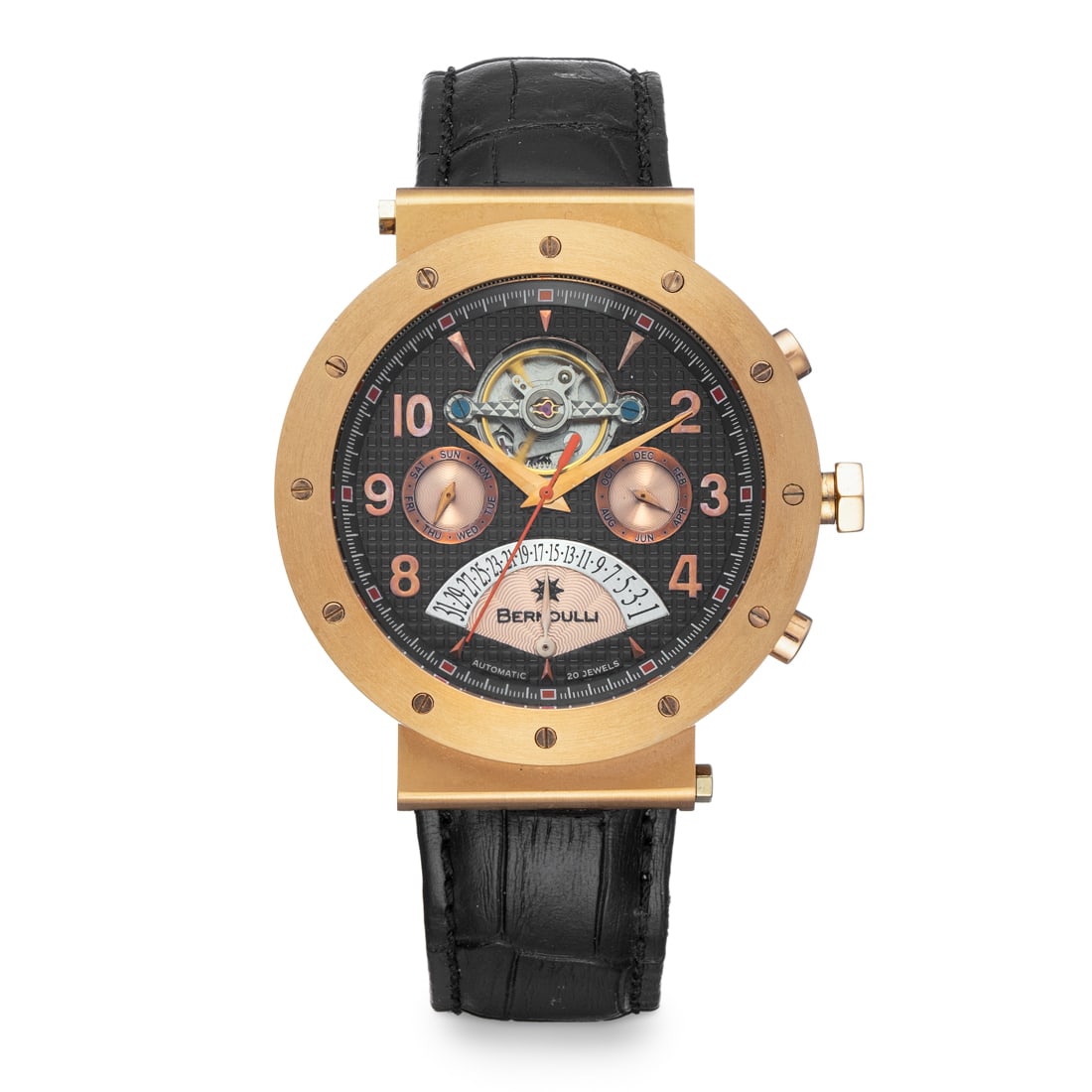 Bernoulli Men's Automatic Watch – Classic Craftsmanship with Retrograde Precision (1 of 4)