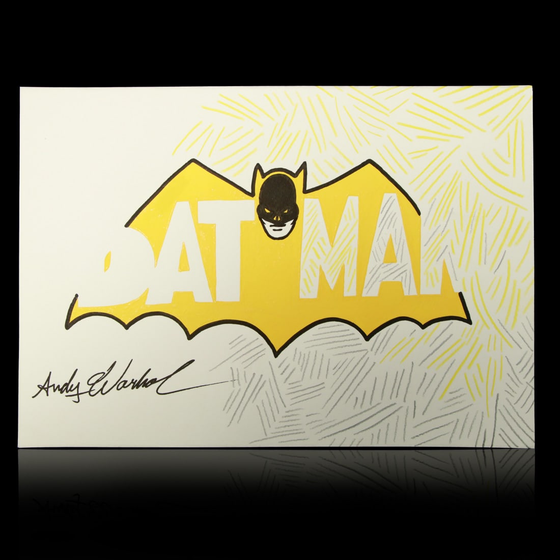 Andy Warhol-Inspired Artwork: Batman Insignia (1 of 8)