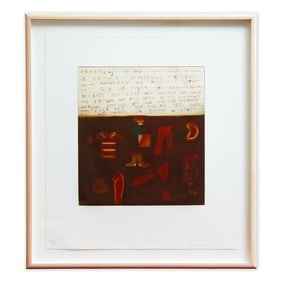 Squeak Carnwath Print - Limited Edition #13/15: A Unique Artistic Expression