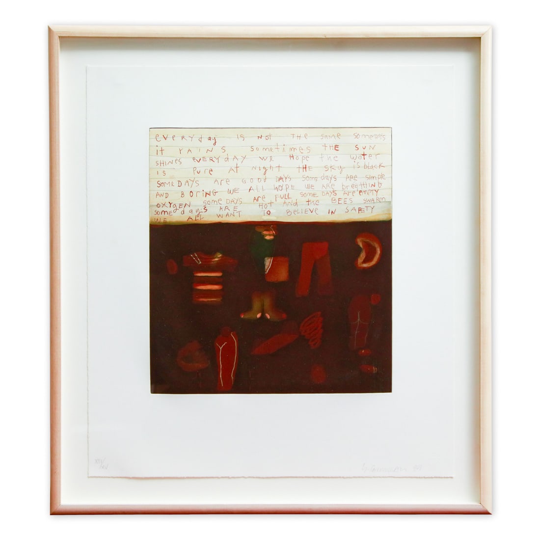 Squeak Carnwath Print - Limited Edition #13/15: A Unique Artistic Expression (1 of 8)