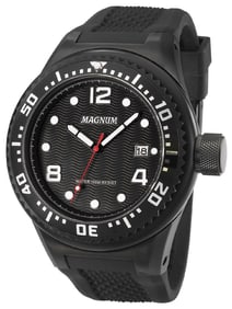 Magnum Minder Men's Quartz Watch – Textured Elegance